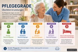 Pflegegrade in der Pflegeversicherung