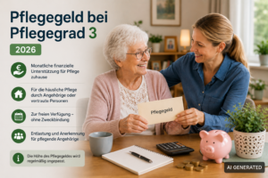 Pflegegeld bei Pflegegrad 3
